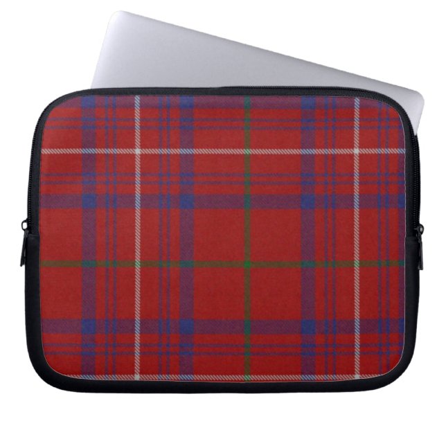 Capa Para Notebook Capinha de Laptop Xadrez Tarta Azul e Preto (Frente)