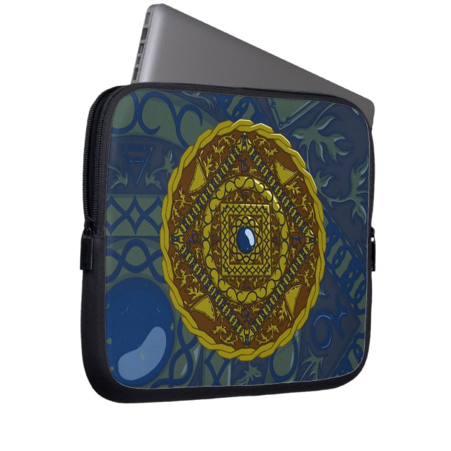 Capa Para Notebook Capricorn Mandala Estojo para Laptop (Frente Esquerda)