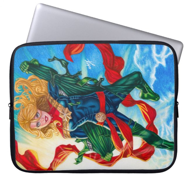 Capa Para Notebook Captain Marvel ~ Carol Danvers (Frente)