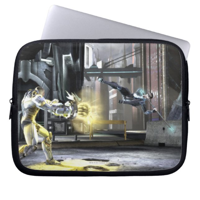 Capa Para Notebook Captura de tela: Cyborg vs Nightwing 2 (Frente)