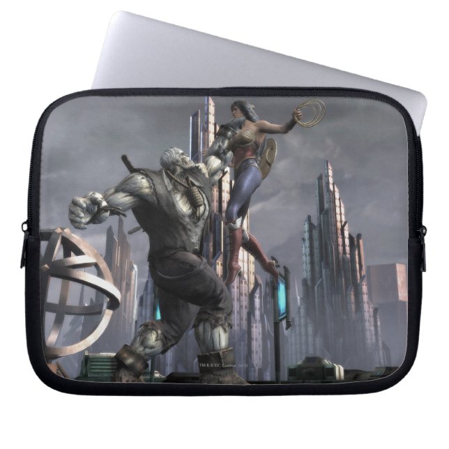 Capa Para Notebook Captura de tela: Grundy vs Mulher Maravilha (Frente)