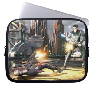 Capa Para Notebook Captura de tela: Harley vs Nightwing