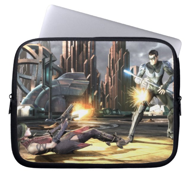 Capa Para Notebook Captura de tela: Harley vs Nightwing (Frente)