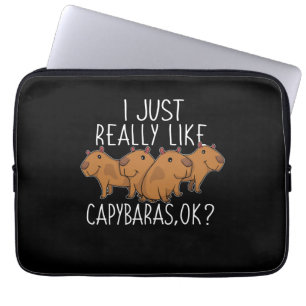Capa Para Notebook Capybara Gift Kids Women Cute Capybara