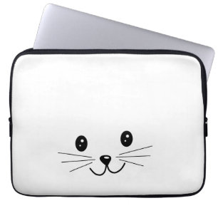 Capa Para Notebook Cara bonito do gato