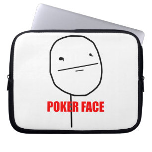 Capa Para Notebook Cara de póquer - a bolsa de laptop