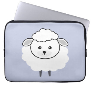 Capa Para Notebook Cara lanoso bonito do cordeiro