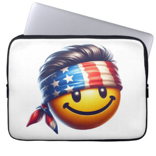 Capa Para Notebook Cara Sorridente Hippie