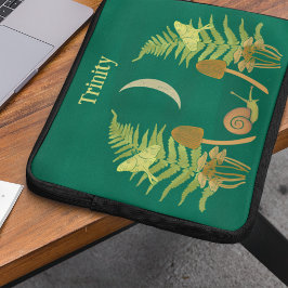 Capa Para Notebook Caracol Goblincore e Cogumelos Personalizados