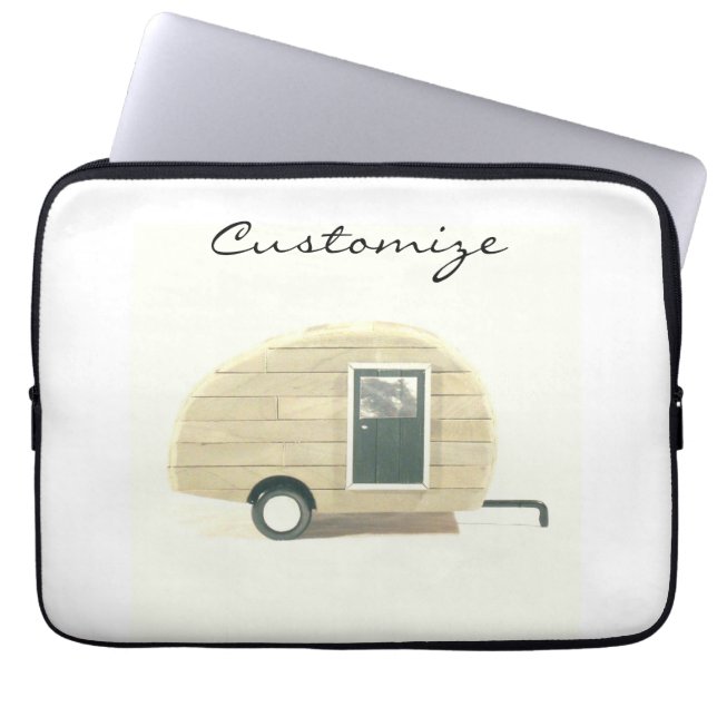 Capa Para Notebook Caravana-de-coleira-branca (Frente)
