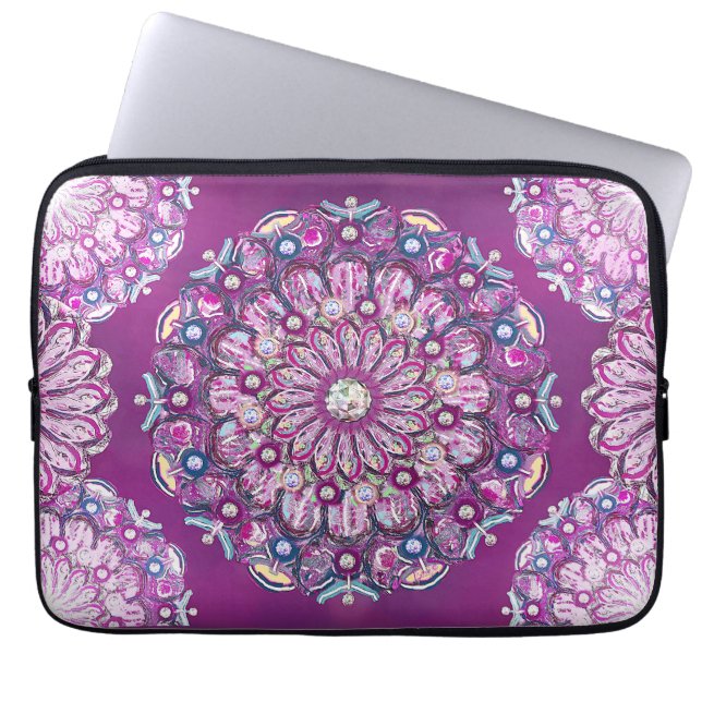 Capa Para Notebook Cardinal Red Rosace (Frente)