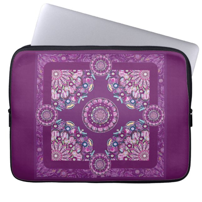 Capa Para Notebook Cardinal Red Rosace (Frente)