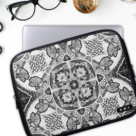 Capa Para Notebook Cardinhas de inverno Mandala