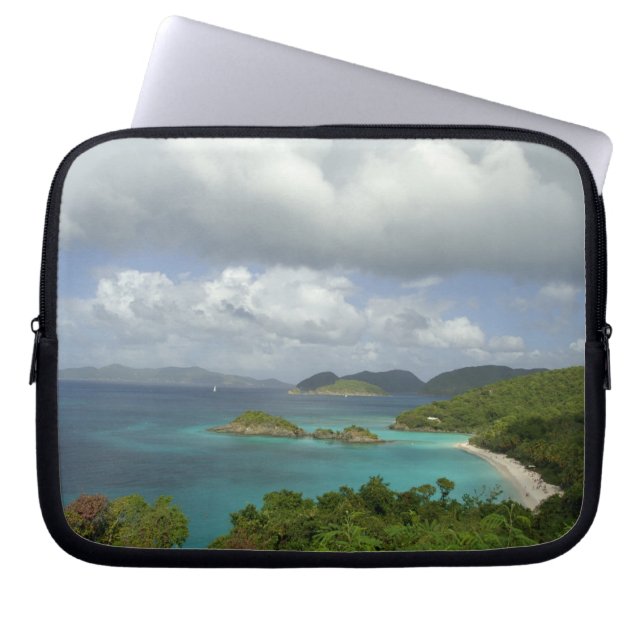 Capa Para Notebook Caribe, Ilhas Virgens Americanas, St. John, Tronco (Frente)