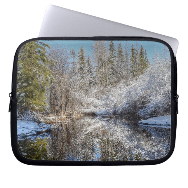 Capa Para Notebook Cariboo Nature Landscape Mousemat Design (Frente)
