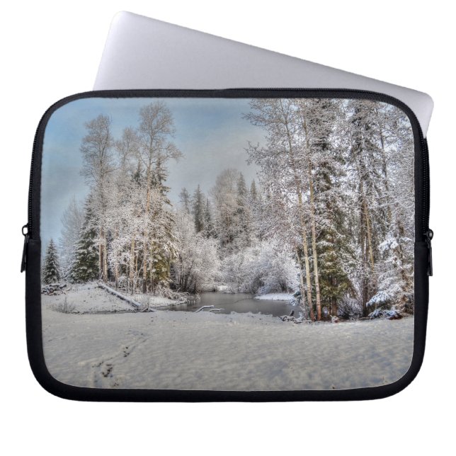 Capa Para Notebook Cariboo Nature Landscape Mousemat Design (Frente)