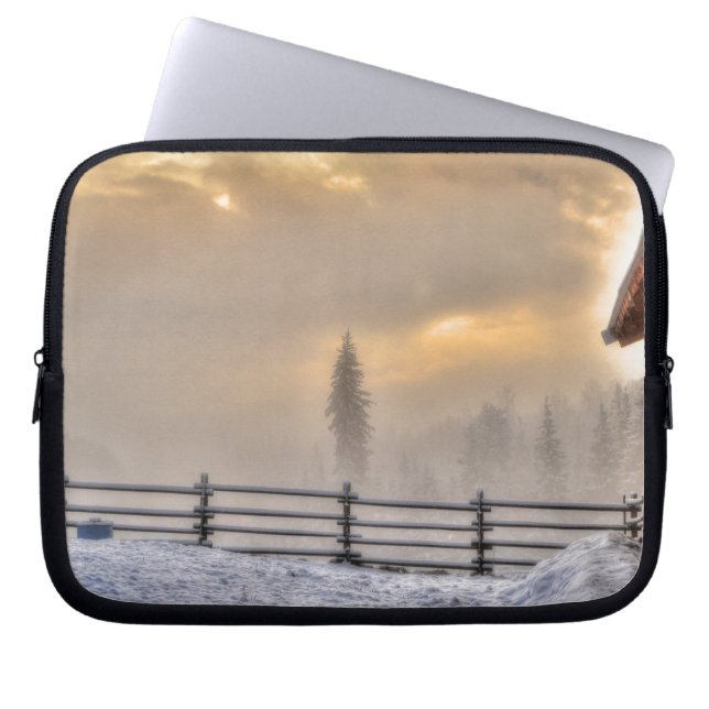 Capa Para Notebook Cariboo Nature Landscape Mousemat Design (Frente)