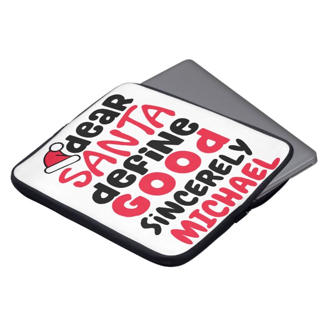 Capa Para Notebook Caros Papais noeis definem um bom Design de Natal  (Frente Topo)