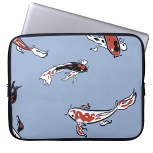 Capa Para Notebook Carpa de peixe-padrão koi koi carp