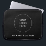 Capa Para Notebook Carregue o logotipo da sua empresa comercial e adi<br><div class="desc">Carregue Sua Própria Imagem Foto Imagem Logotipo da Empresa Comercial Adicionar Texto Elegante Modelo moderno Neoprene 10 polegadas Bolsa de laptop.</div>