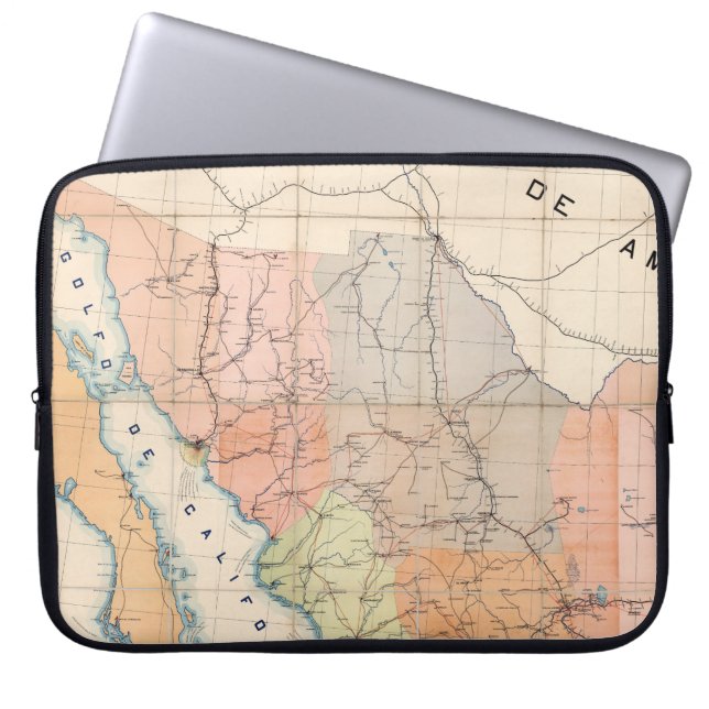 Capa Para Notebook (Carta Comunicação) Mapa do México (Frente)