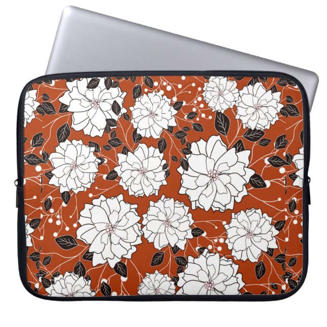 Capa Para Notebook Cartão de convite ou de casamento com abstrato flo (Frente)