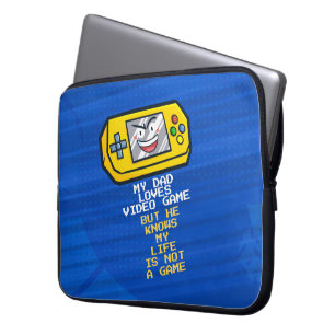 Capa Para Notebook Cartão de saudação de Dia de os pais portátil amar