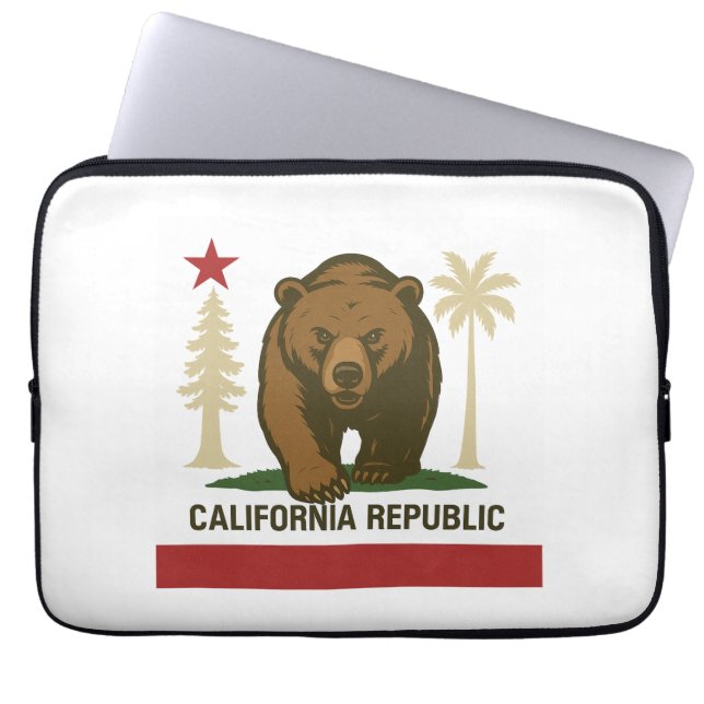 Capa Para Notebook Cartera da República da Califórnia (Frente)