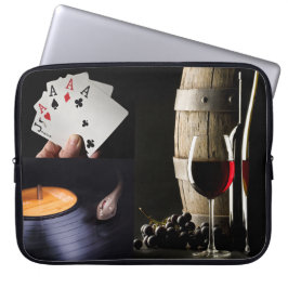 Capa Para Notebook Cartões, Música e Vinho OU suas capas personalizad