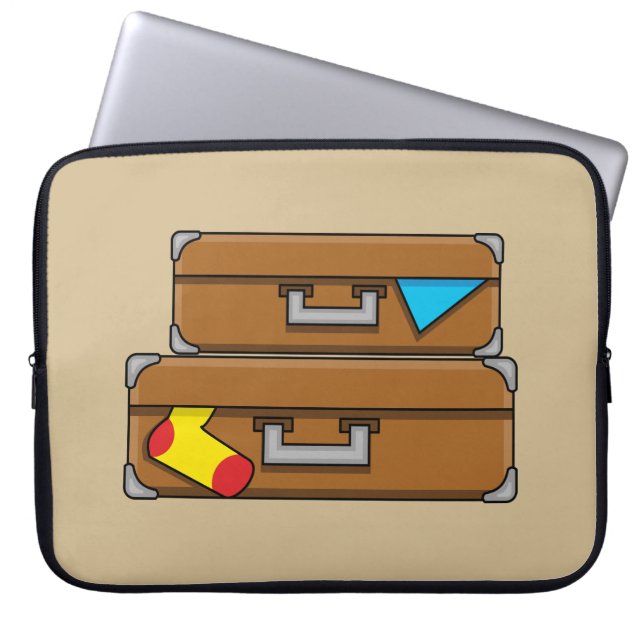 Capa Para Notebook Cartografia Bagagem (Frente)