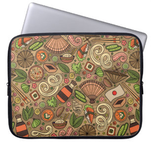 Capa Para Notebook Cartografia bonitinha desenhada mão desenhada no J
