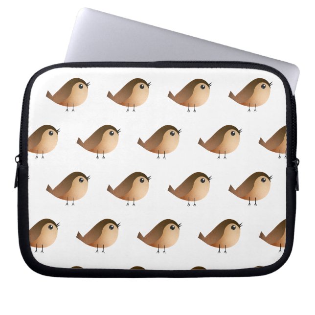 Capa Para Notebook Cartografia de Pássaro Sparrow (Frente)