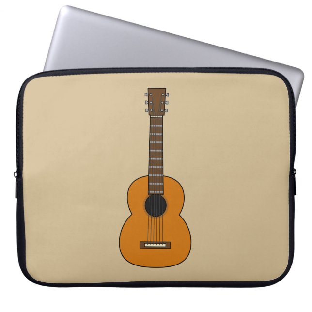 Capa Para Notebook Cartoon Acústico Simples (Frente)