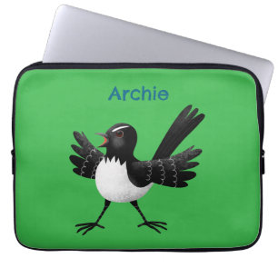 Capa Para Notebook Cartoon australiano Willie Wagtail personalizado