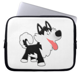 Capa Para Notebook Cartoon Bonito Caso de Laptop Siberiano Husky
