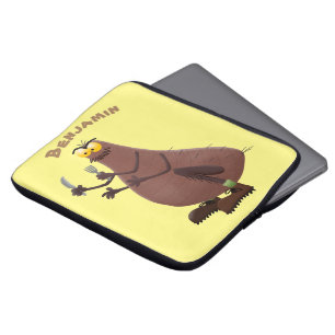 Capa Para Notebook Cartoon feio e faminto