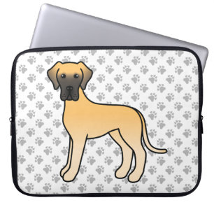 Capa Para Notebook Cartoon Gelado e Cortado Cão e Patas