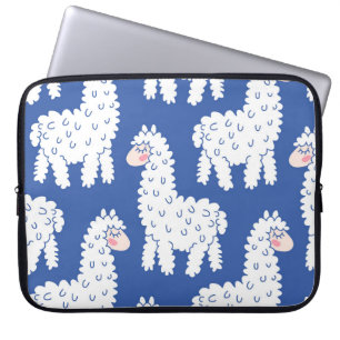 Capa Para Notebook Cartoon lama alpaca, padrão de colheita