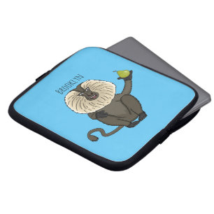 Capa Para Notebook Cartoon macaco macaco-cauda-leão engraçado