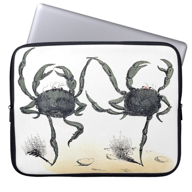 Capa Para Notebook Cartum Crab (Frente)