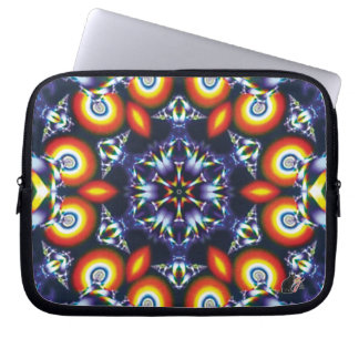 Capa Para Notebook Carvão Kaleidoscópio 25cm