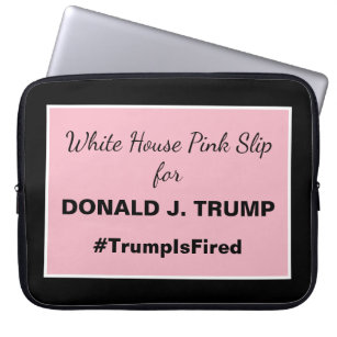 Capa Para Notebook Casa Branca, Pink Slip, para Trump Deslocado