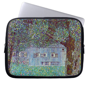 Capa Para Notebook Casa da quinta em Áustria por Klimt, belas artes