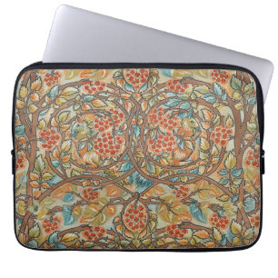 Capa Para Notebook Casa de Campo ao Estilo William Morris com Esquilo
