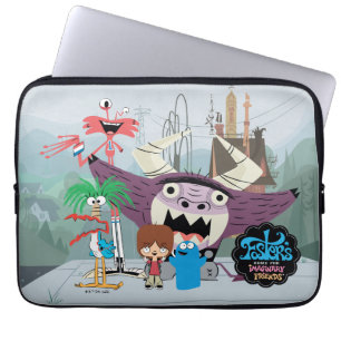 Capa Para Notebook Casa de Foster para Amigos Imaginários Bem-vindo