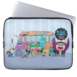Capa Para Notebook Casa de Foster para Amigos Imaginários   Ônibus es