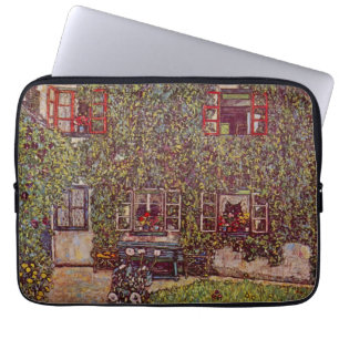 Capa Para Notebook Casa de Guardaboschi por Gustav Klimt, Arte Antiga