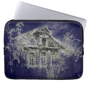 Capa Para Notebook Casa de Madeira Velha Assombrada