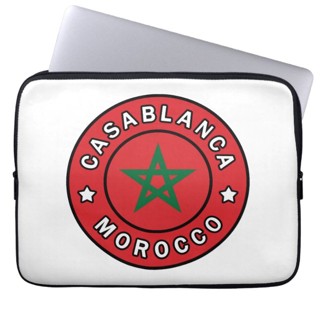 Capa Para Notebook Casablanca Marrocos (Frente)