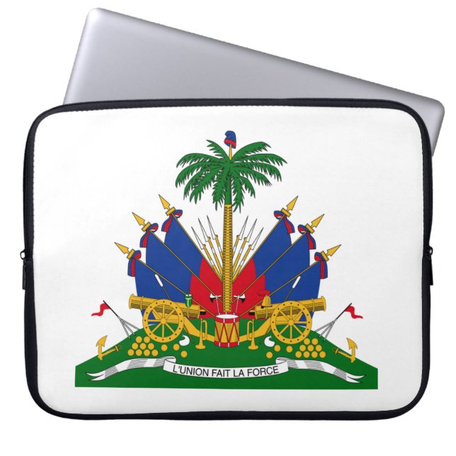 Capa Para Notebook Casaco de Armas do Haiti (Haiti) (Frente)